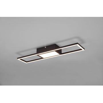 Plafoniera Rigido, RL, 60x13x6 cm, 22W, 1x SMD, metal, negru mat