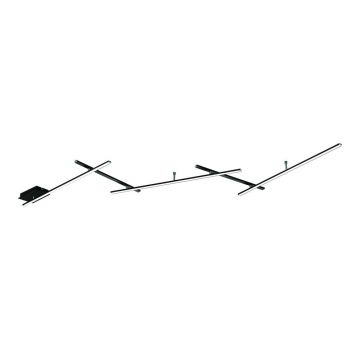 PlafonierÄnegru-mat LED cu intensitate reglabilÄ50x245 cm Indira âu0080Trio