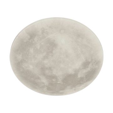 PlafonierÄpentru copii gri deschis LED cu abajur din sticlÄacrilicÄÃ¸ 40 cm Lunar âu0080Trio