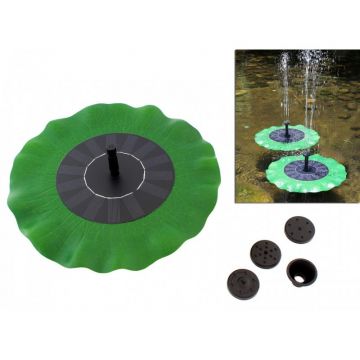 Pompa solara fantana, rezistenta intemperii, 160mA, 1,4W, 200g, 16cm, negru