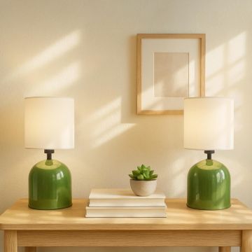 Set de lămpi de masă, Opviq, 780SGN4746, Crem / Galben