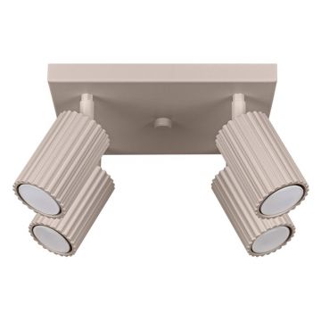 Spot taupe din metal Ã¸ 6,5 cm Gleam âSollux