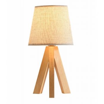 Veioza camera, E14, 50Hz, 25W, 220V, 34 cm, maro